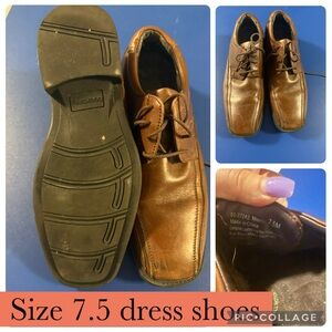 Dockers Brown Leather Oxfords Classic Dress Shoes